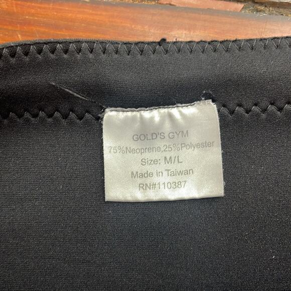 Gold’s Gym neoprene Poly compression workout elastic drawstring waist shorts M/L - Picture 4 of 5